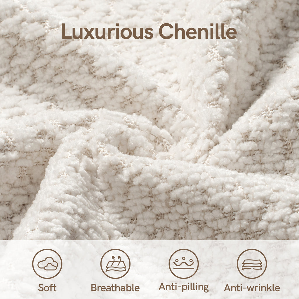 114" White Boneless Couch